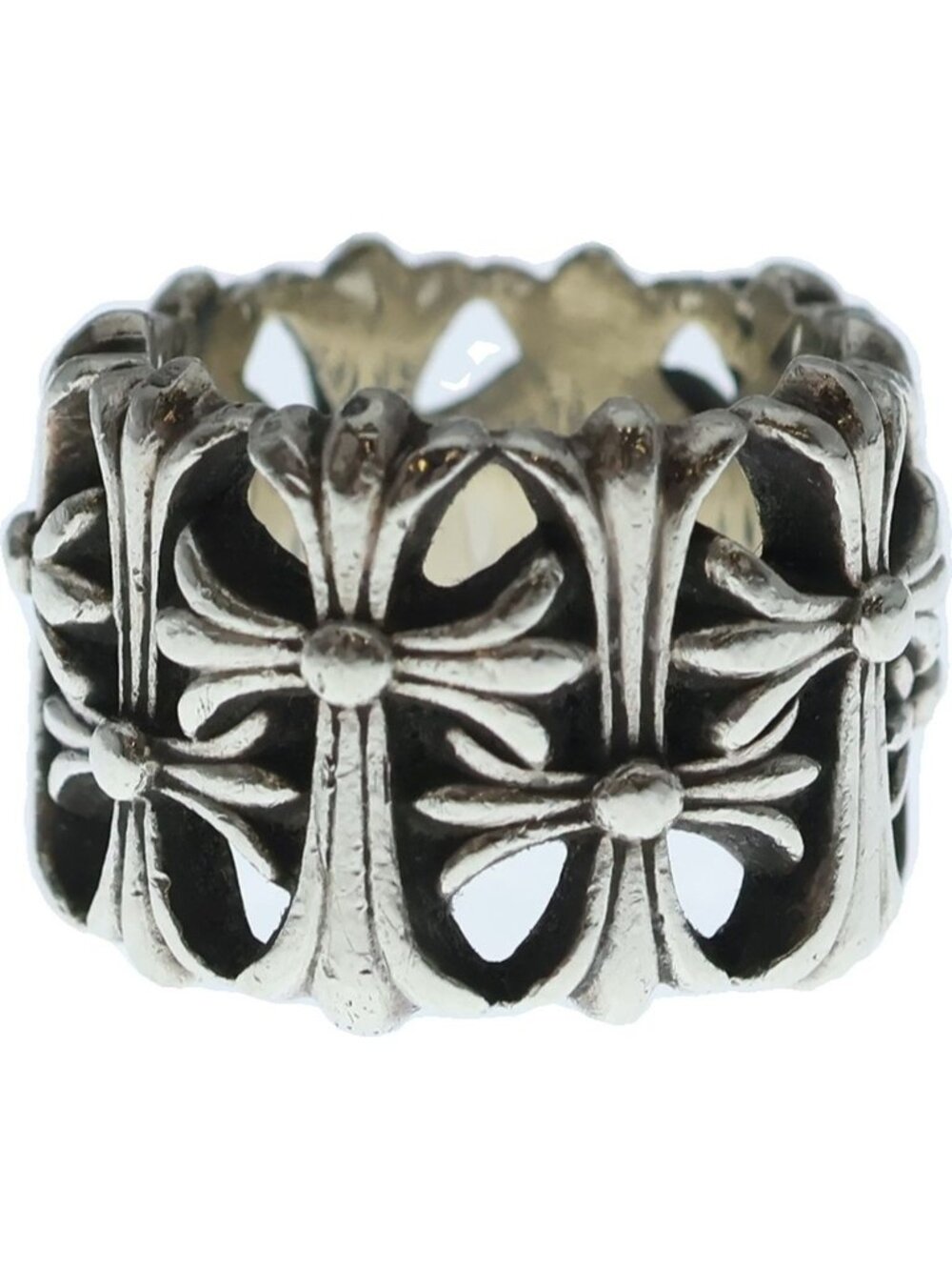 Chrome Hearts Cemetery Black Sling Silver